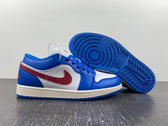 Air Jordan 1 Low Sport Blue Gym Red  DC0774-416