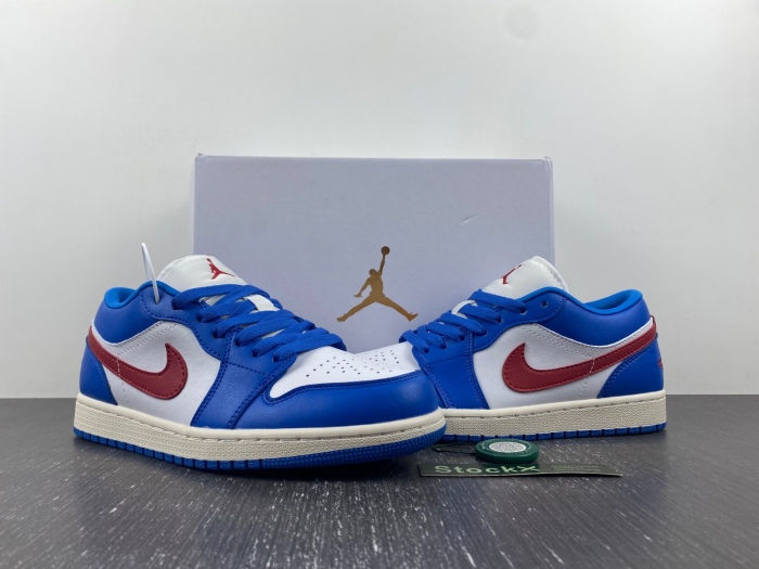 Air Jordan 1 Low Sport Blue Gym Red  DC0774-416
