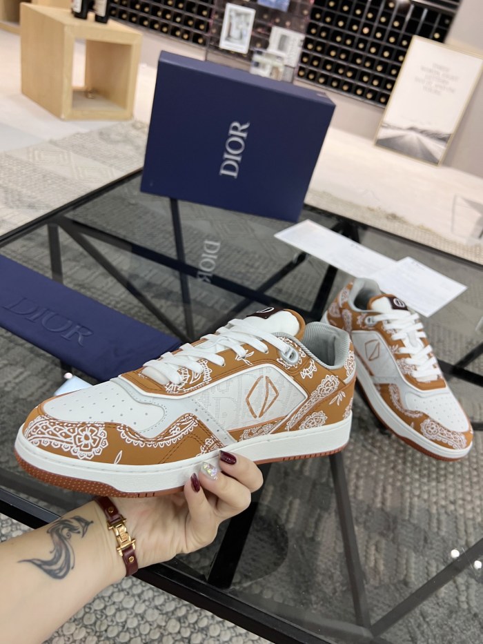 Men Women D*ior Top Sneakers B27 CP 20230531 - 4