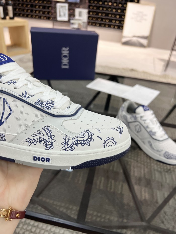 Men Women D*ior Top Sneakers B27 CP 20230531 - 3