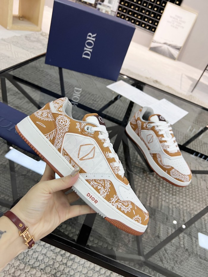 Men Women D*ior Top Sneakers B27 CP 20230531 - 4