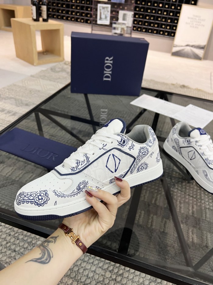 Men Women D*ior Top Sneakers B27 CP 20230531 - 3