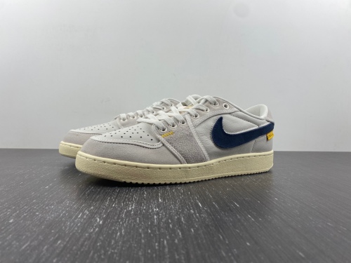 Air Jordan 1 Retro AJKO Low SP Union White Suede DO8912-101