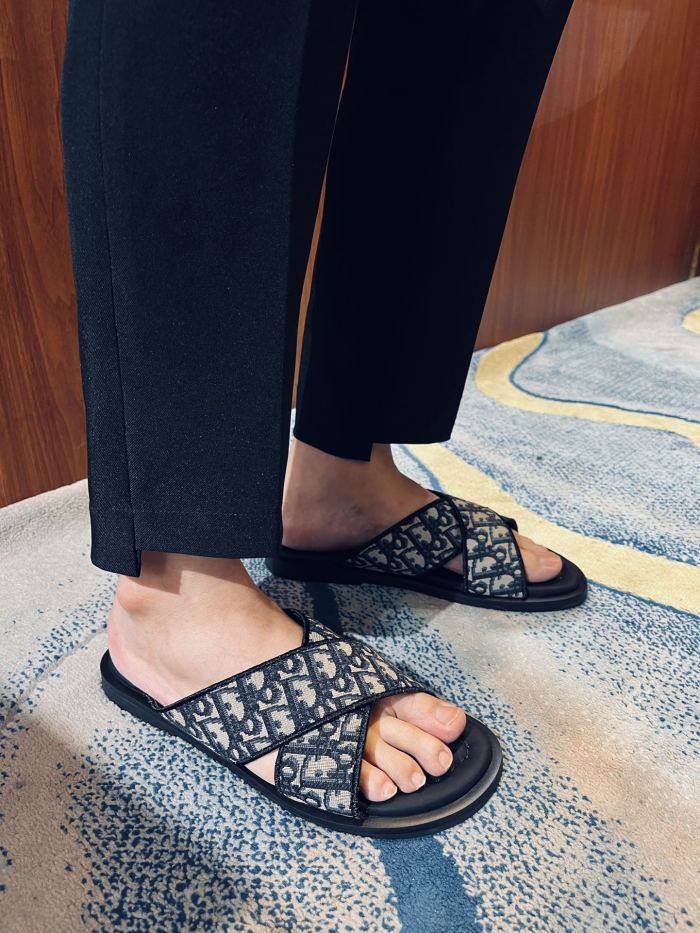 Men Women D*ior Top Slippers Alias RR 20230606 -4