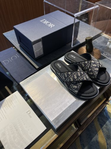 Men Women D*ior Top Slippers Alias RR 20230606 -4