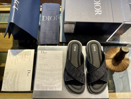 Men Women D*ior Top Slippers Alias RR 20230606 -5