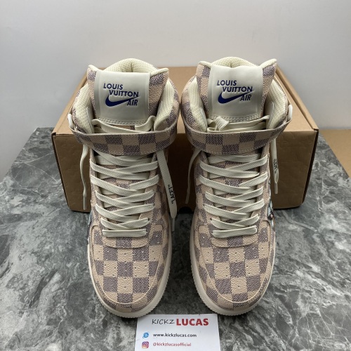 L*V Air Force 1 Mid By Virgil Abloh Graffiti