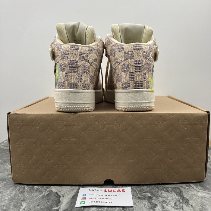 L*V Air Force 1 Mid By Virgil Abloh Graffiti