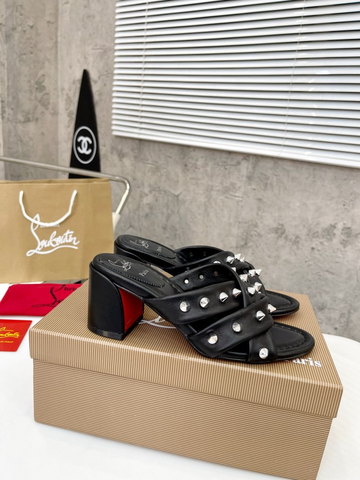 Women C*hristian L*ouboutin  Top Slippers CP 20230608-36