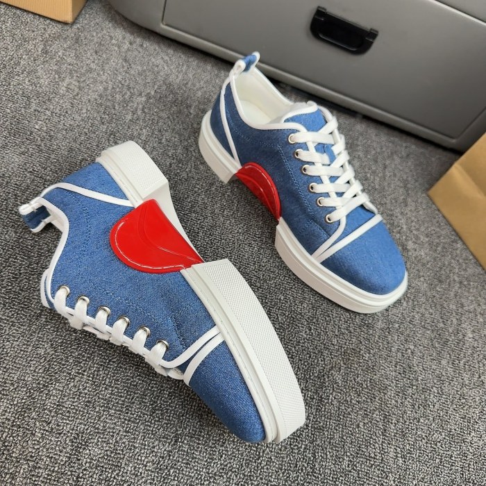 Men and Women C*hristian L*ouboutin Low Top Sneakers CP 20230609-28