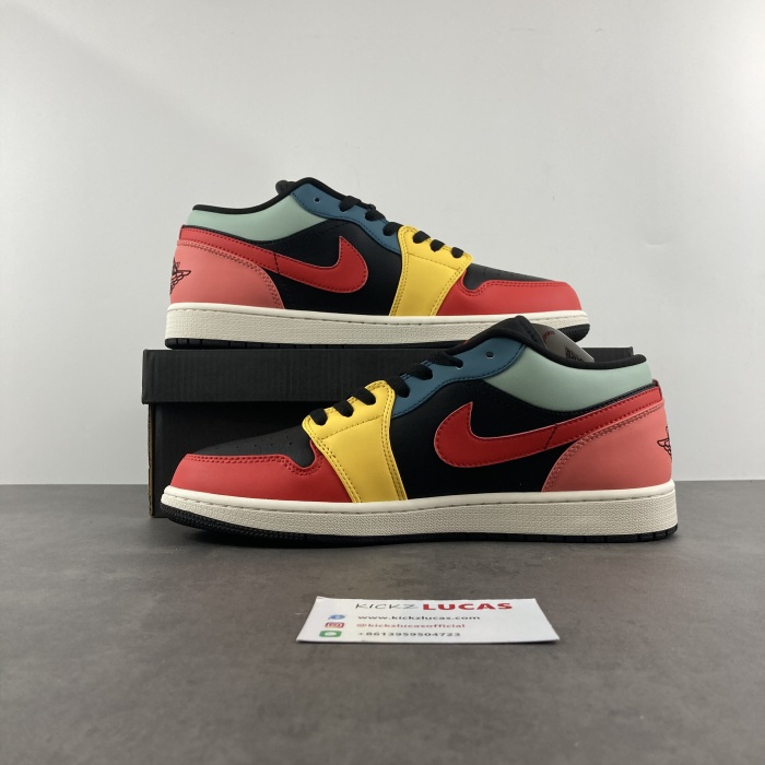 Air Jordan 1 Low SE Black Multi-Color DN3739-060
