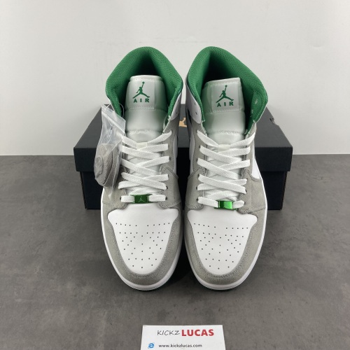 Air Jordan 1 Mid SE Grey Green  DC7294-103
