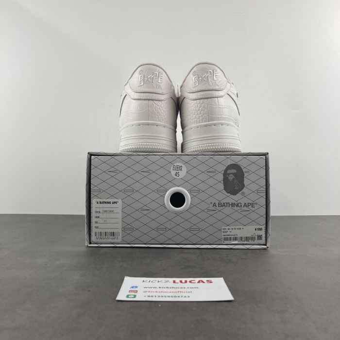 A Bathing Ape Bapesta OVO White