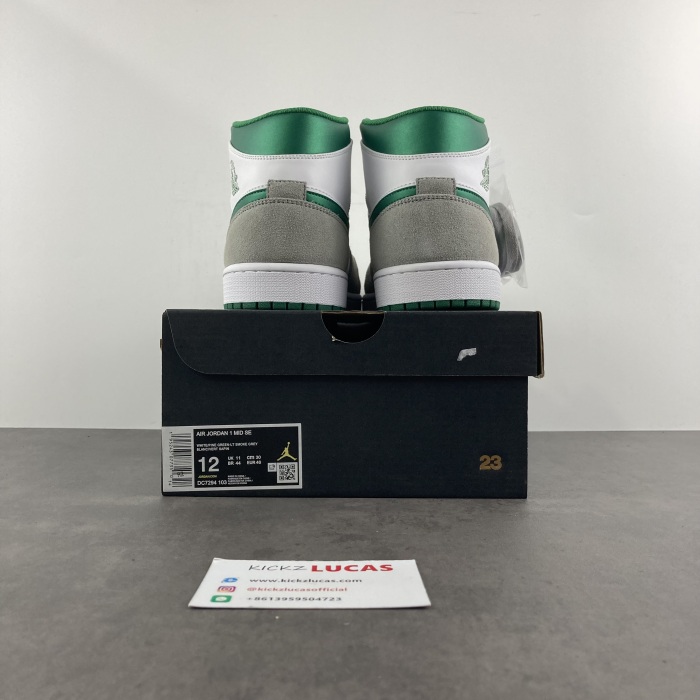 Air Jordan 1 Mid SE Grey Green  DC7294-103