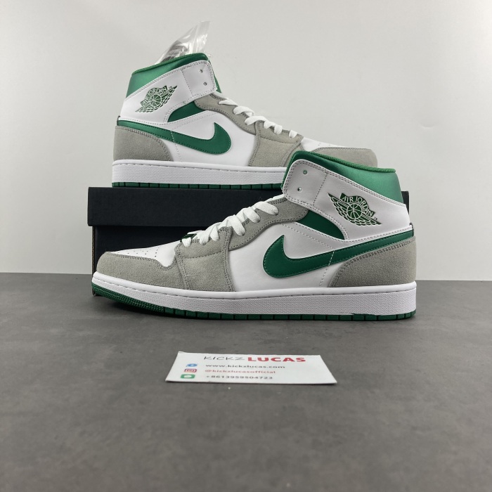 Air Jordan 1 Mid SE Grey Green  DC7294-103