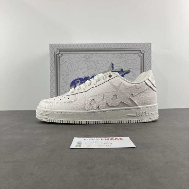 A Bathing Ape Bapesta OVO White