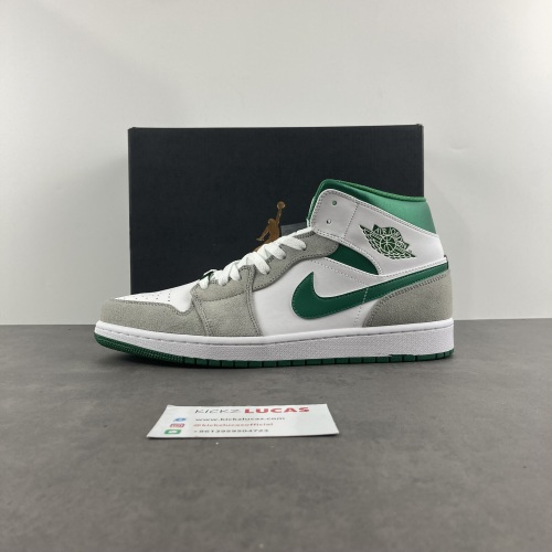 Air Jordan 1 Mid SE Grey Green  DC7294-103