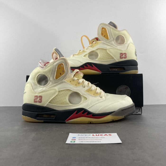 Air Jordan 5 Retro OFF-WHITE Sail  DH8565-100