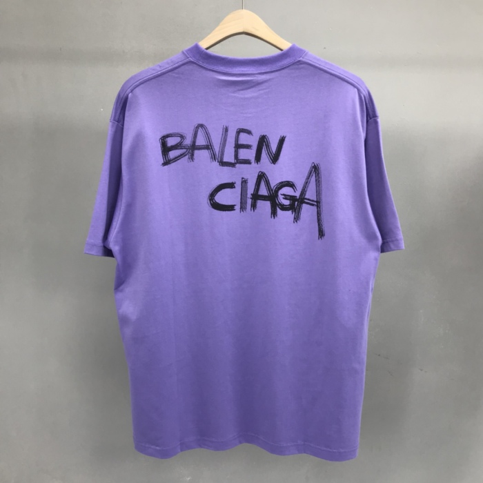 B*alenciaga T-shirt Top Quality DSX 20230626-3