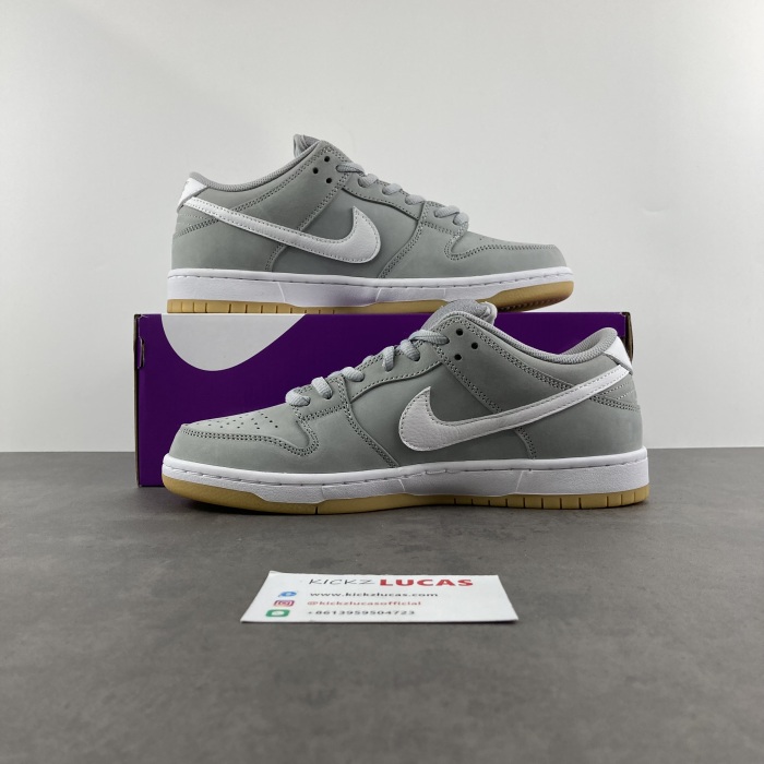 SB Dunk Low Pro ISO Orange Label Wolf Grey Gum  DV5464-001
