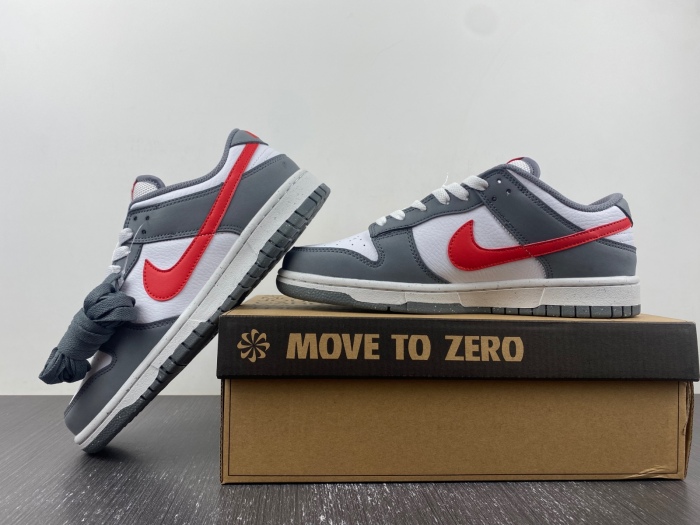 Dunk Low Next Nature Smoke Grey Light Crimson  FB8038-001