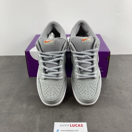 SB Dunk Low Pro ISO Orange Label Wolf Grey Gum  DV5464-001