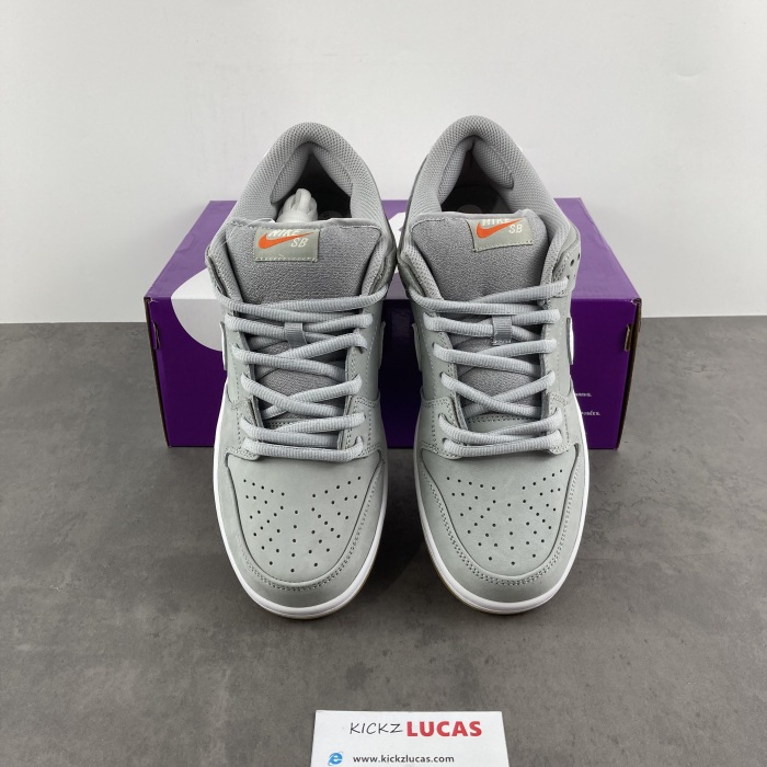 SB Dunk Low Pro ISO Orange Label Wolf Grey Gum  DV5464-001