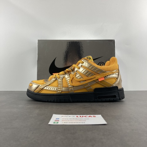Air Rubber Dunk Off-White University Gold  CU6015-700