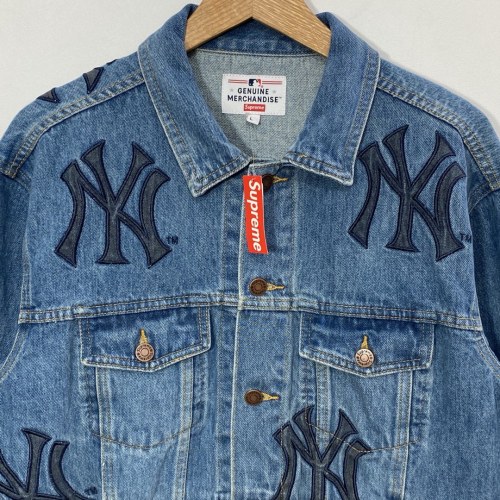 S*upreme Denim Trucker Jacket Top Quality AM 20230701-24