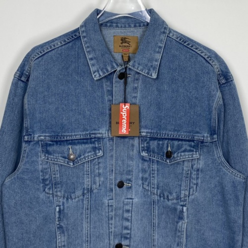 S*upreme Denim Trucker Jacket Top Quality AM 20230701-8