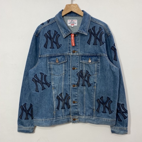 S*upreme Denim Trucker Jacket Top Quality AM 20230701-24