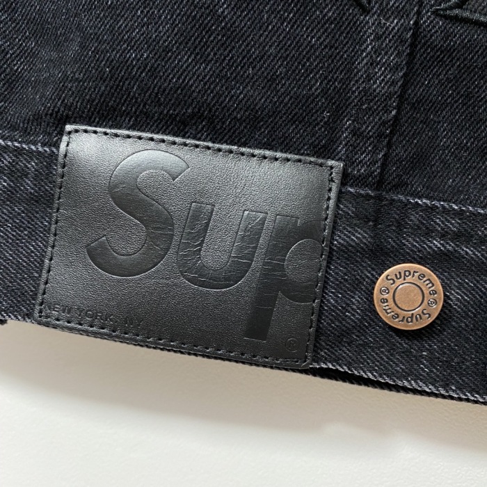 S*upreme Denim Trucker Jacket Top Quality AM 20230701-25