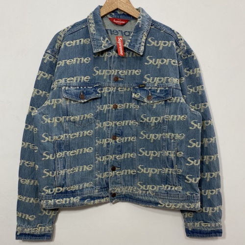 S*upreme Denim Trucker Jacket Top Quality AM 20230701-28