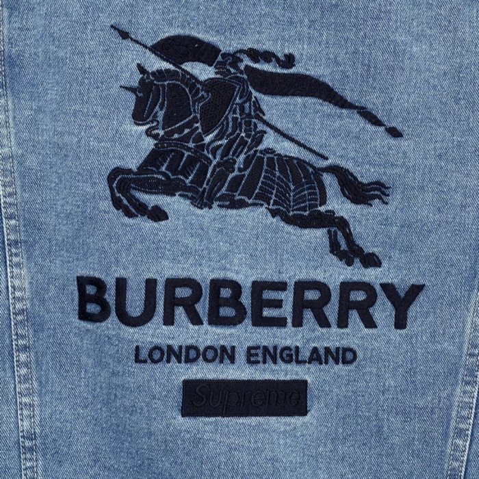 S*upreme Denim Trucker Jacket Top Quality AM 20230701-8