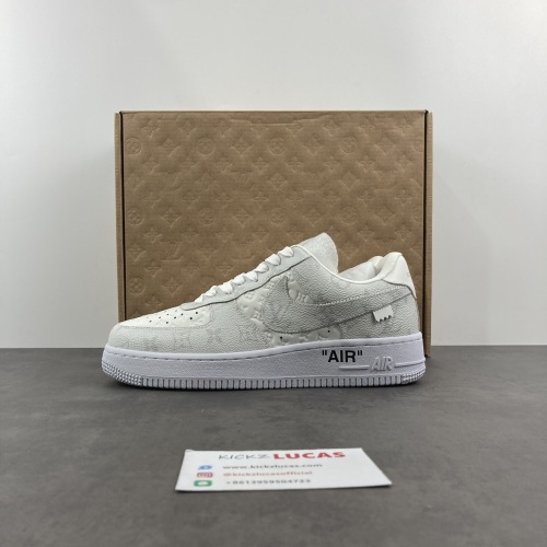 Air Force 1 X L*V grey white