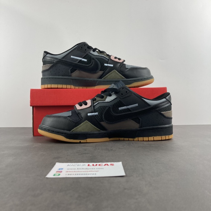 Dunk Low Scrap Black Gum  DB0500-001