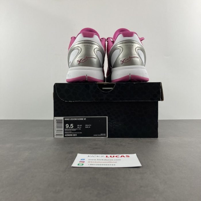 Kobe 6 Kay Yow Think Pink  429659-601