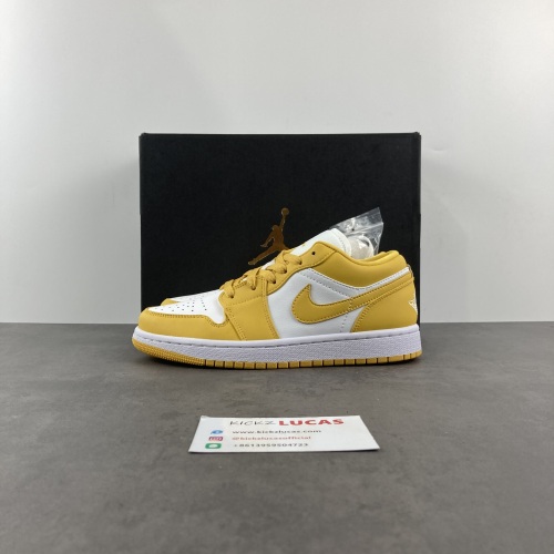 Air Jordan 1 Low White Pollen  553560-171