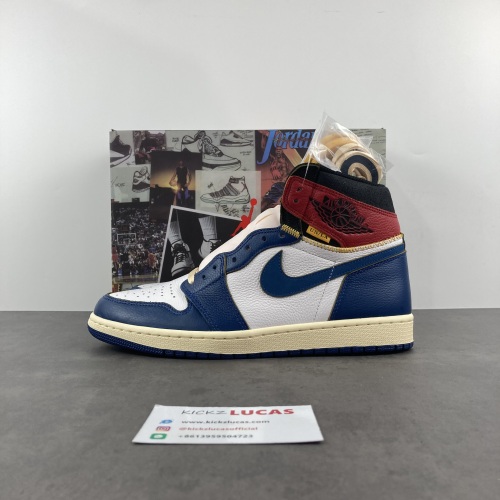 Air Jordan 1 Retro High Union Los Angeles Blue Toe  BV1300-146