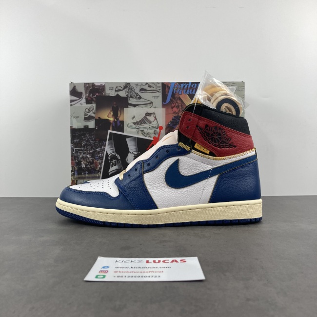 Air Jordan 1 Retro High Union Los Angeles Blue Toe  BV1300-146