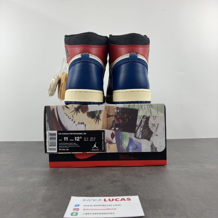 Air Jordan 1 Retro High Union Los Angeles Blue Toe  BV1300-146