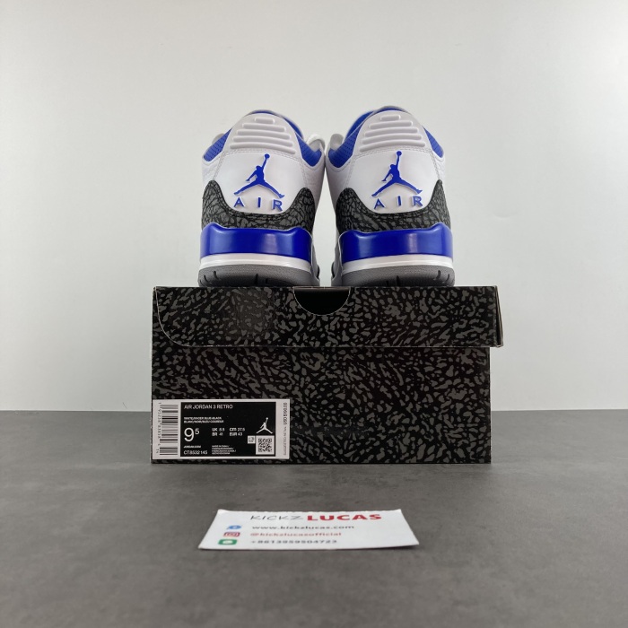 Air Jordan 3 Retro Racer Blue  CT8532-145
