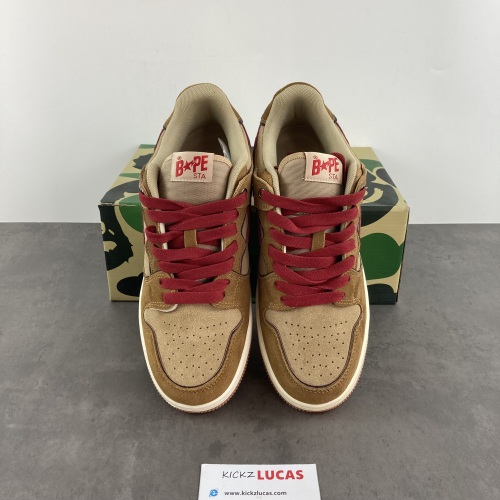 A Bathing Ape Sk8 Sta Wheat Red