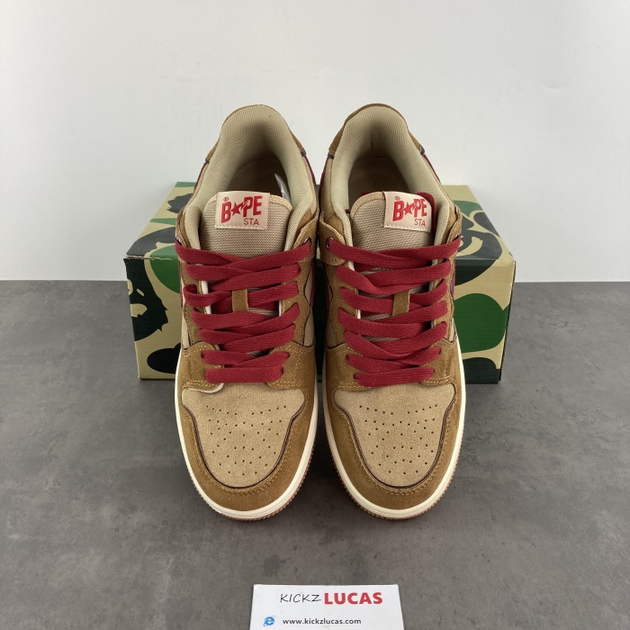A Bathing Ape Sk8 Sta Wheat Red