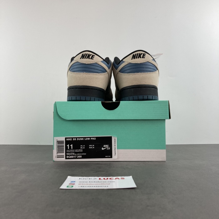 SB Dunk Low Light Cream Thunderstorm  BQ6817-200