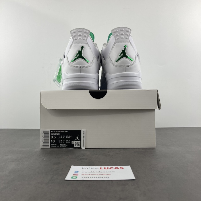 Air Jordan 4 Retro Metallic Green CT8527-113