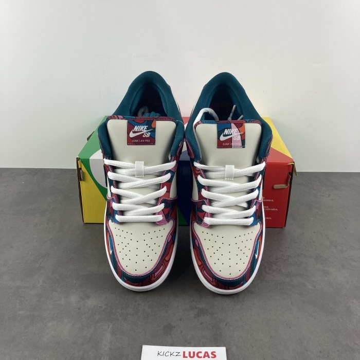 SB Dunk Low Pro Parra Abstract Art  DH7695-600