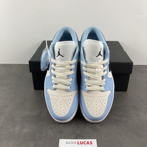 Air Jordan 1 Low Ice Blue Black 554723-401