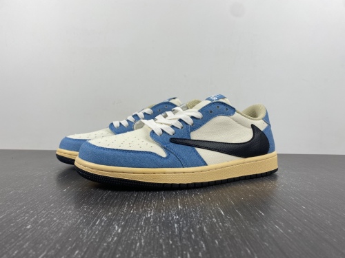 Air Jordan 1 Low Travis Scott Jeans Blue