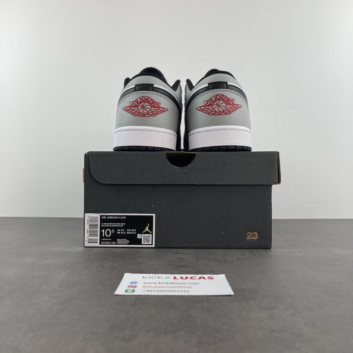Air Jordan 1 Low Light Smoke Grey 553558-030